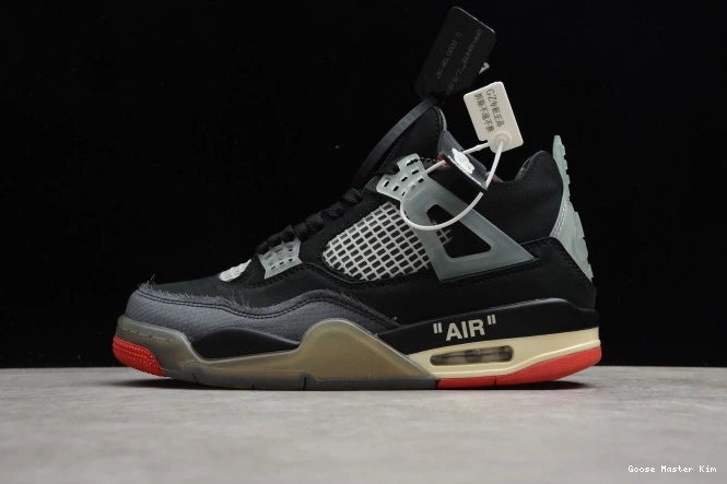 Jordan White Retro 4 Air Off CV9388-001 Bred x 0809